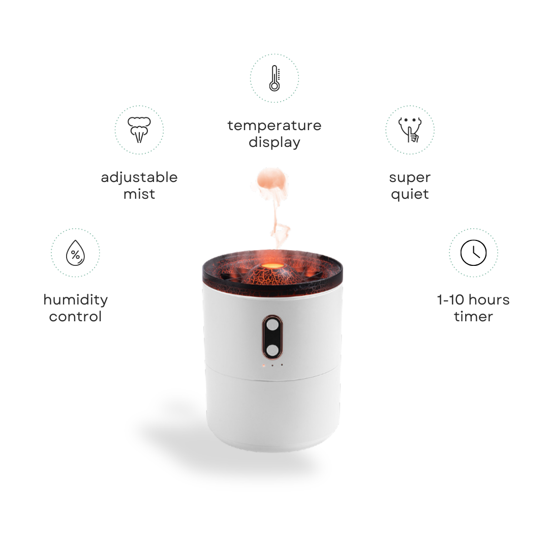Styling a Quiet Corner With the V25 Compact Volcano-Mist USB Humidifier